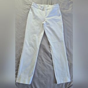 Old Navy High Rise Pixie Skinny White Pants Women's Size 6